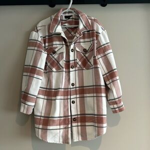 Plaid Shacket. Brand new without tags.